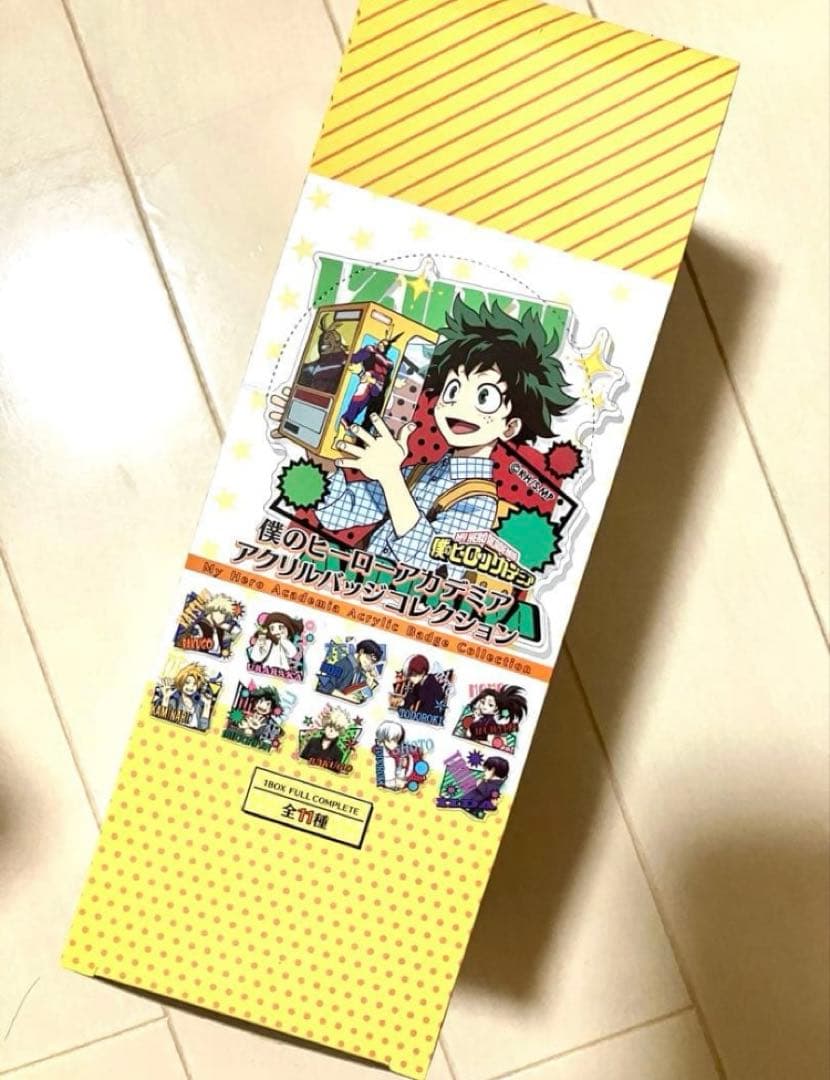 僕のヒーローアカデミア　アクリルキーホルダー　バッジ　ボックス ハセ・プロ｜僕のヒーローアカデミア ぷらぷらアクリルキーホルダー 名