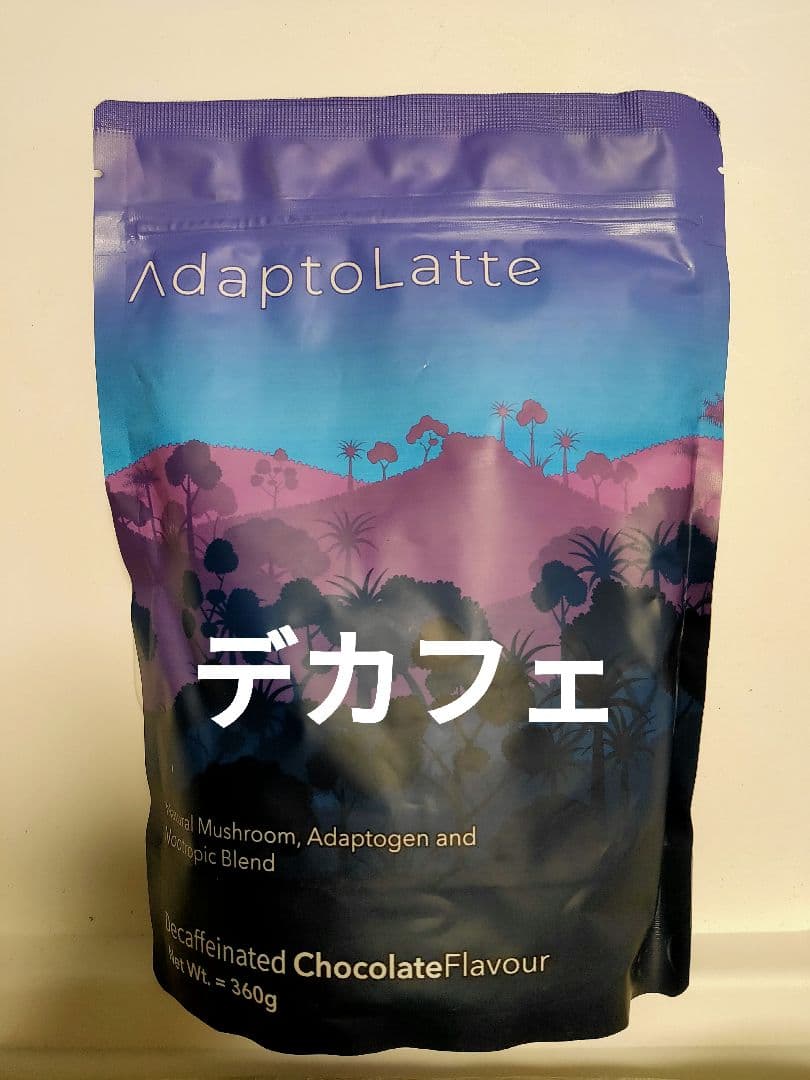 アダプトラテ デカフェ 360g(30食分)×2袋とマグカップのセット