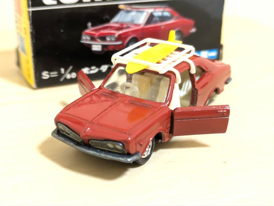 トミカ ミニカー 黒箱48 青 & 49 赤 セット　　当時物入手困難