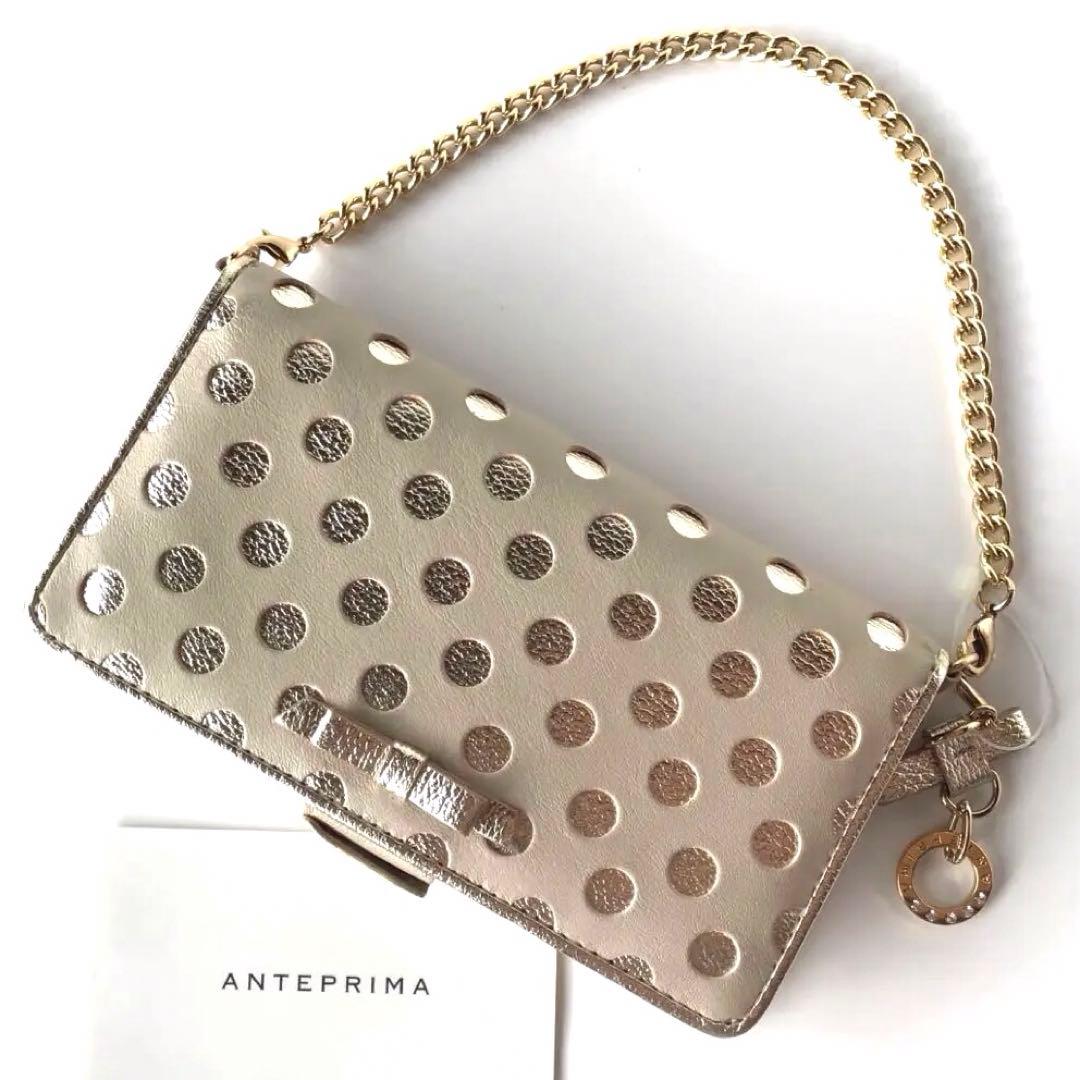 新品☆ アンテプリマ スプマンテ iPhoneSE ベージュ iphoneケース