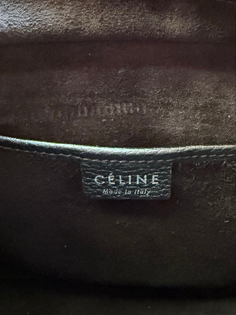 mame CELINE ラゲージナノ ブラック ショルダーバッグ