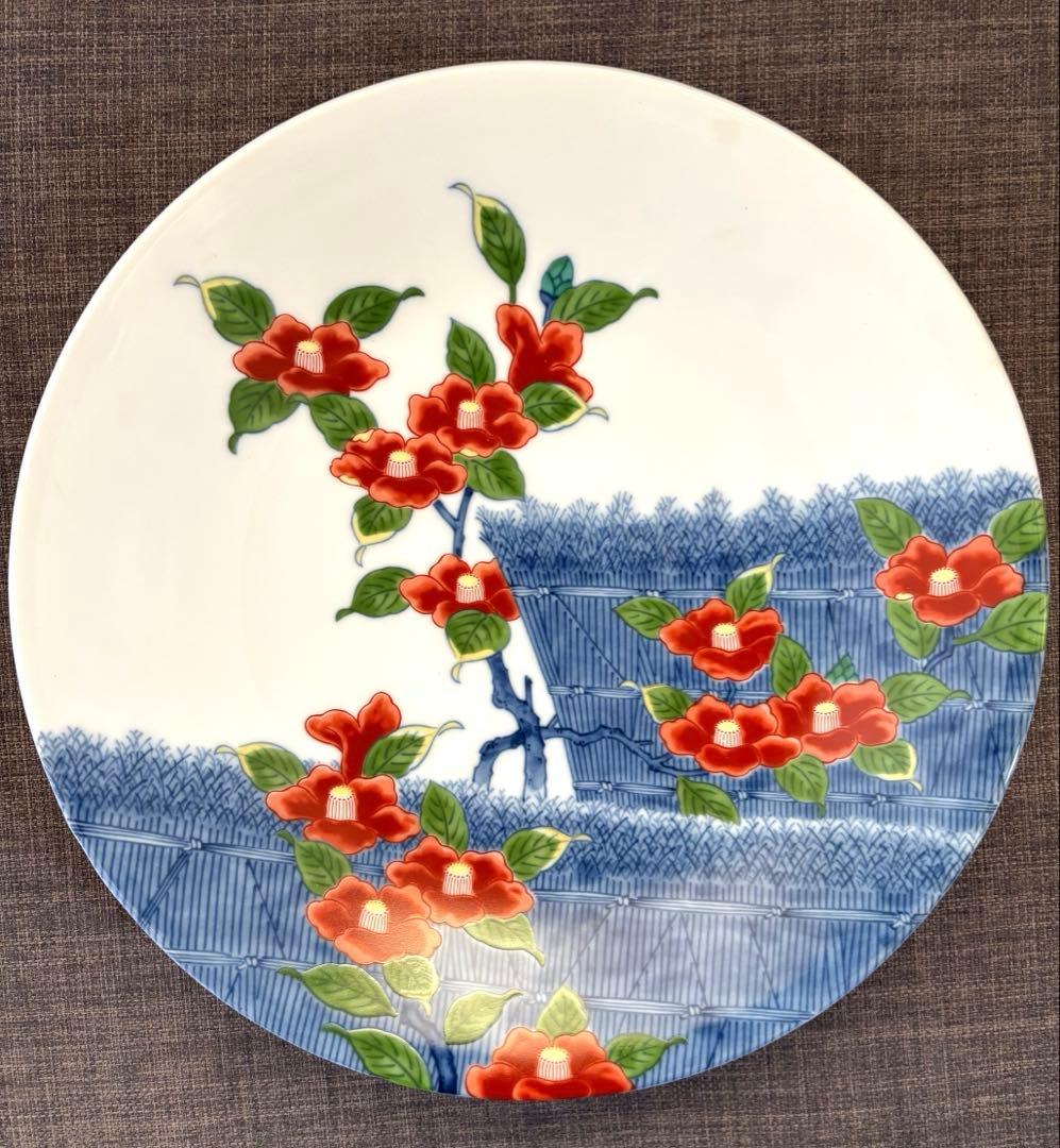 13代今泉今右衛門監修 色鍋島写 飾り皿 - メルカリ