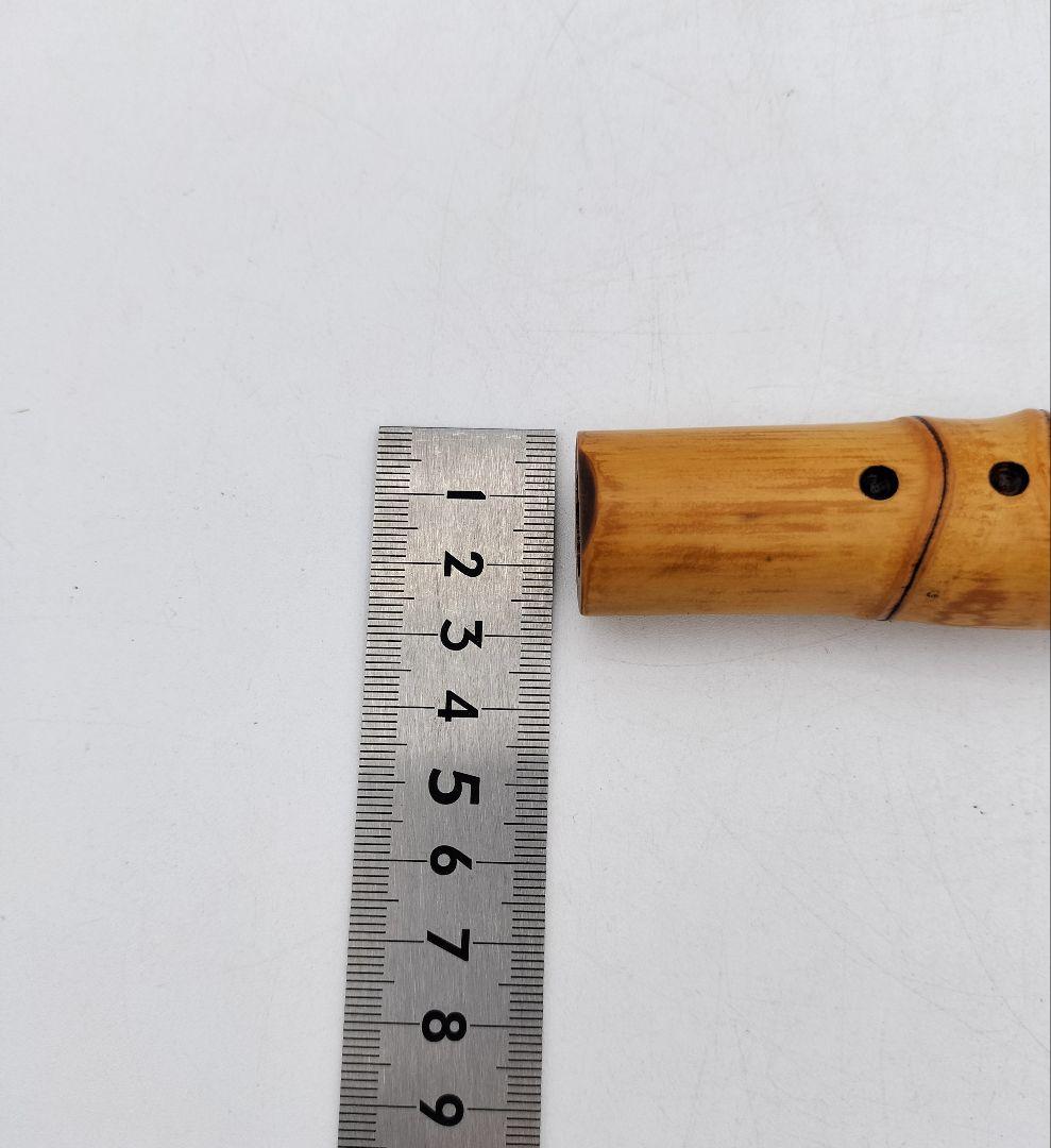 b346 香合 尺八 布袋 竹 吉田華正 木箱 茶道具 古物 b346 香合 尺