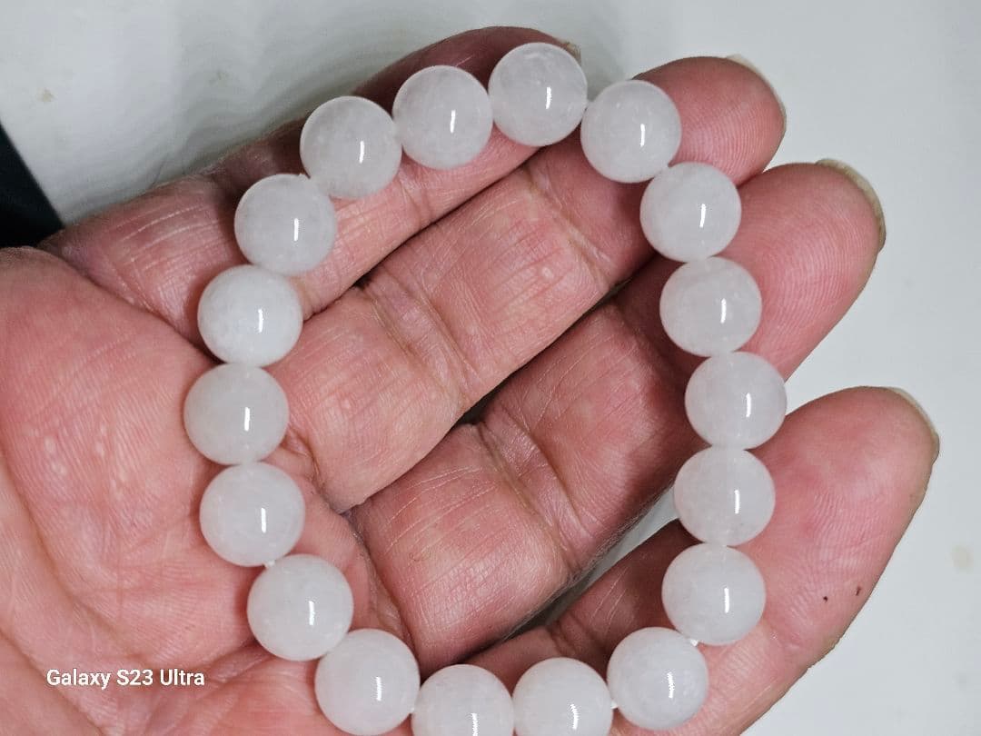 乙女鉱山産乙女水晶１０mm１８珠ブレスレット