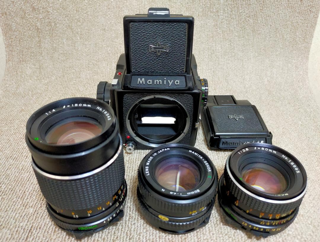 mamiya 645 中判カメラ＆レンズ ジャンクセット