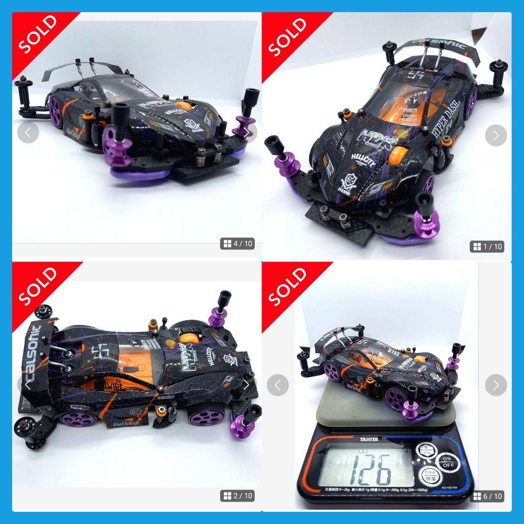 ミニ四駆完成品　オーダー　ミニ四駆パーツ　ギミック　慣らしモーター