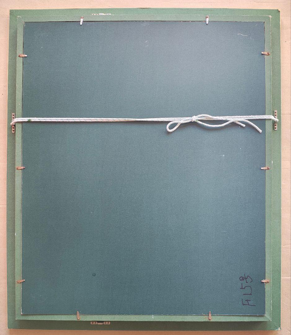 F15号 油絵・額縁セットアンティーク調 ゴールド アクリル板仕様 +神社 大楠