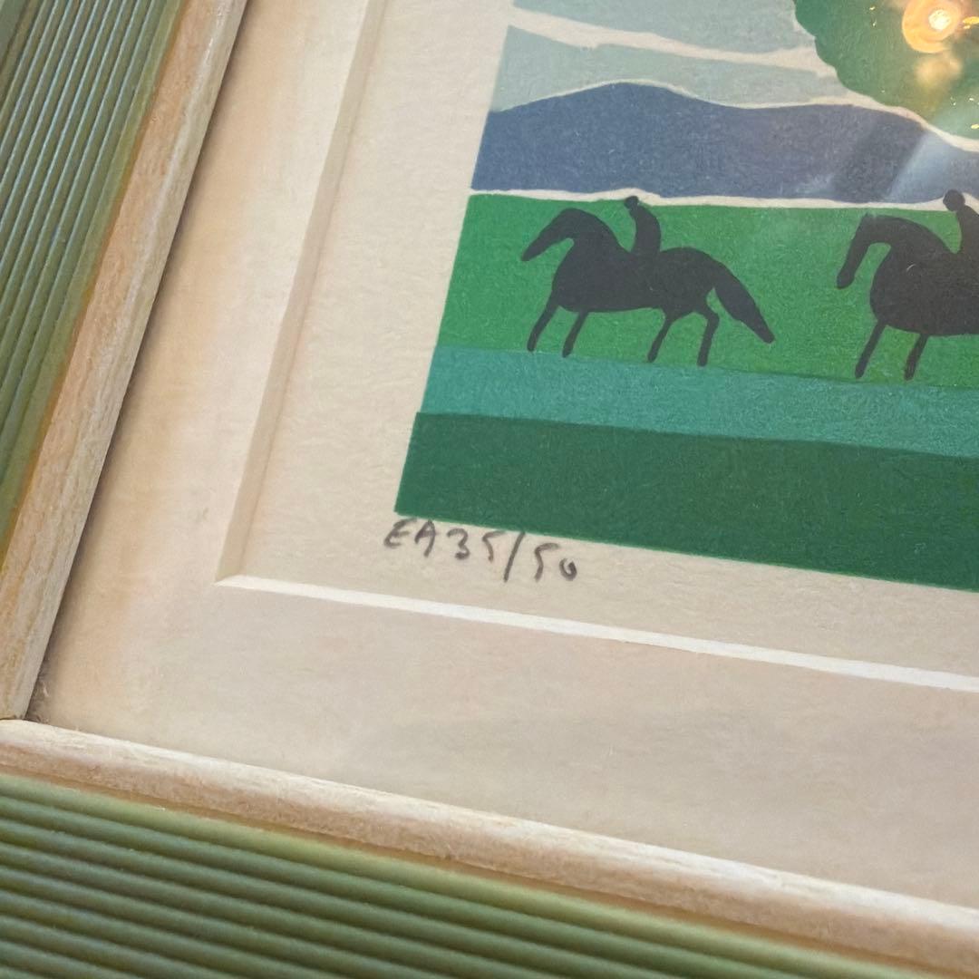 EA35/50 版画 リトグラフ ラシス 直筆サイン有り 美品 希少枚数 - メルカリ