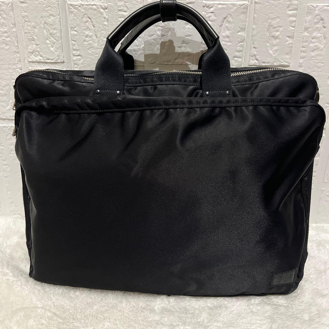 【美品】PORTER ポーター　リフト　ブリーフケース　2way 2層　ブラック