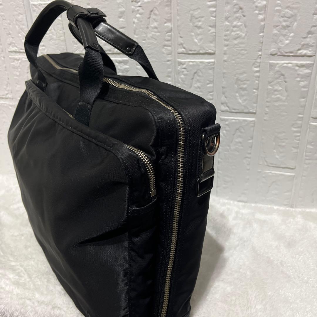 【美品】PORTER ポーター　リフト　ブリーフケース　2way 2層　ブラック