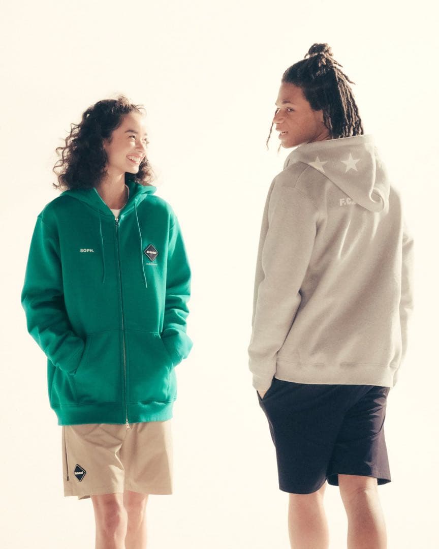 F.C.R.B 5-STAR ZIP-UP SWEAT HOODIE 新品