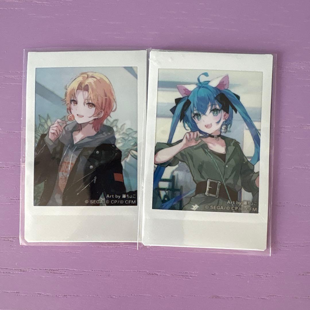 プロジェクトセカイ ZOZOコラボ チェキセット￼ 天馬司 初音ミク