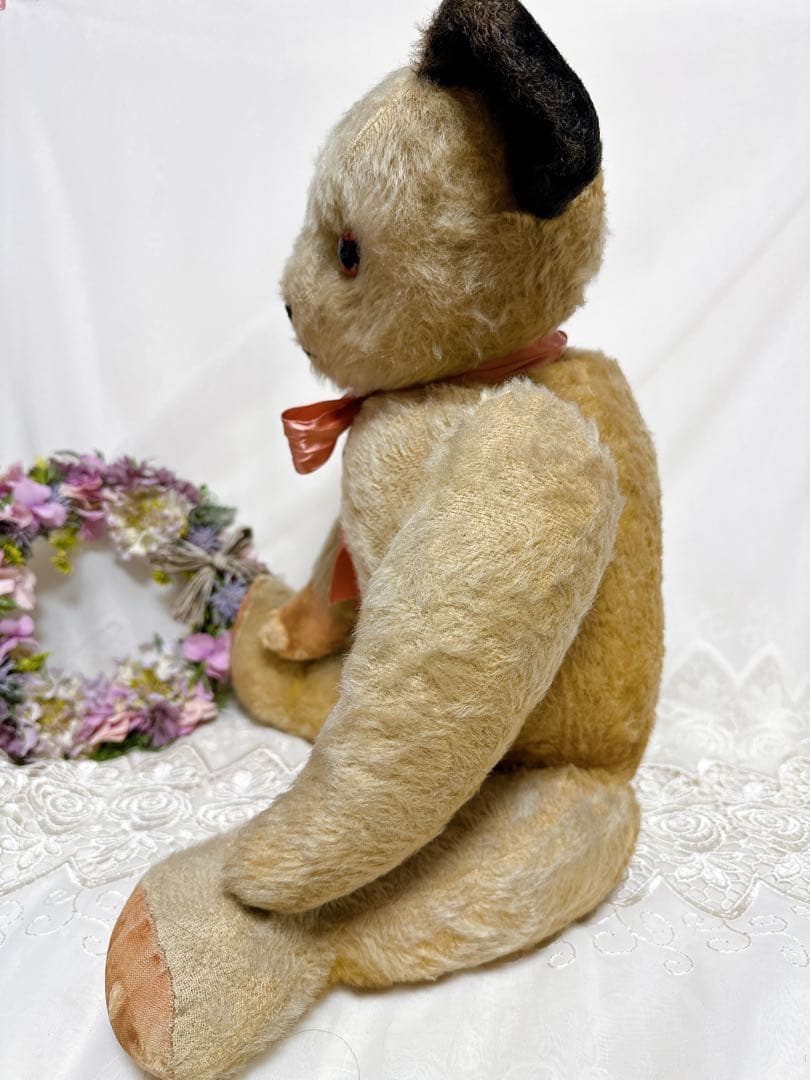 ❤️ビッグ❤️黒いお耳のチャドバレーベア アンティークベア Chad Valley