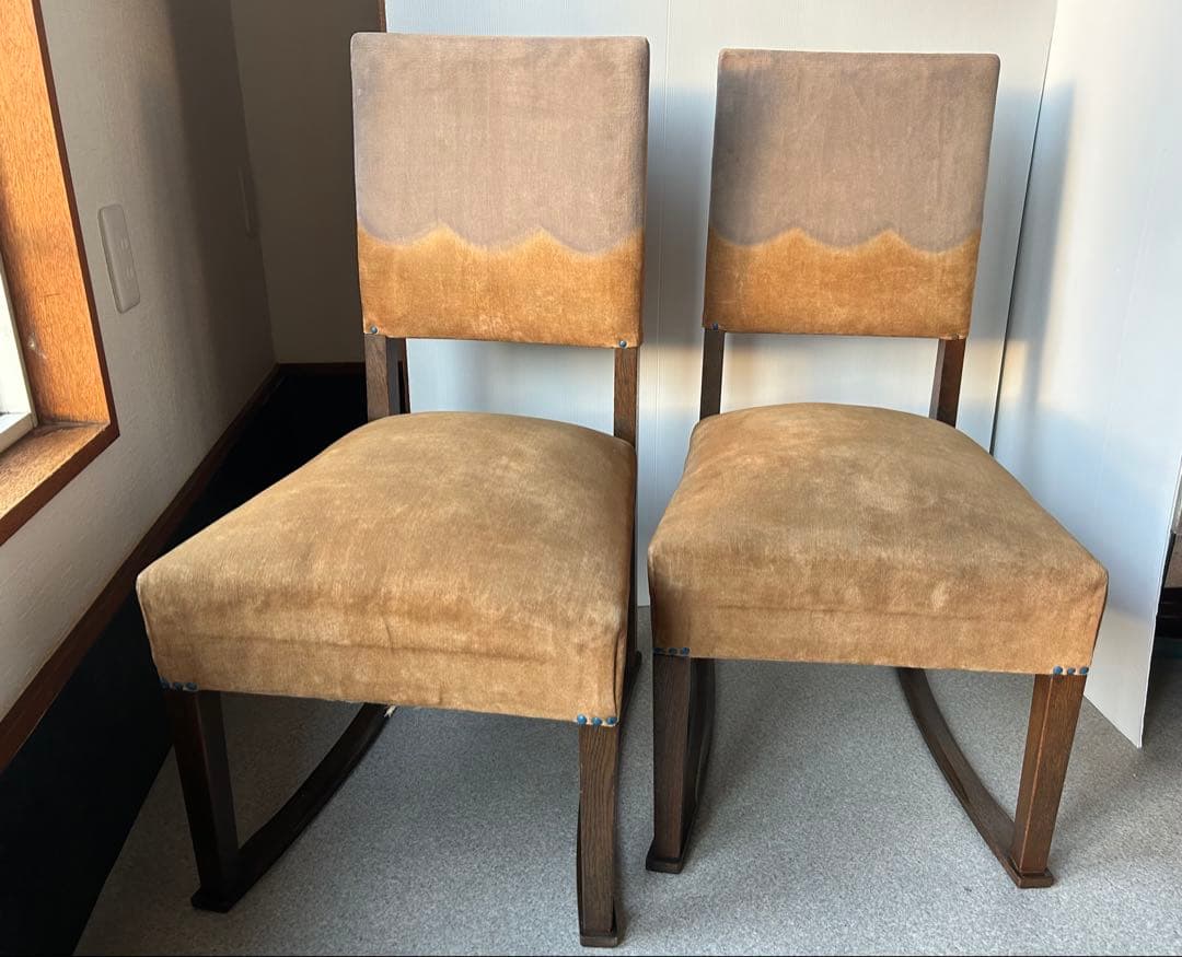 ヴィンテージ　チェア　2脚　椅子 昭和レトロ　クラシック　アンティーク