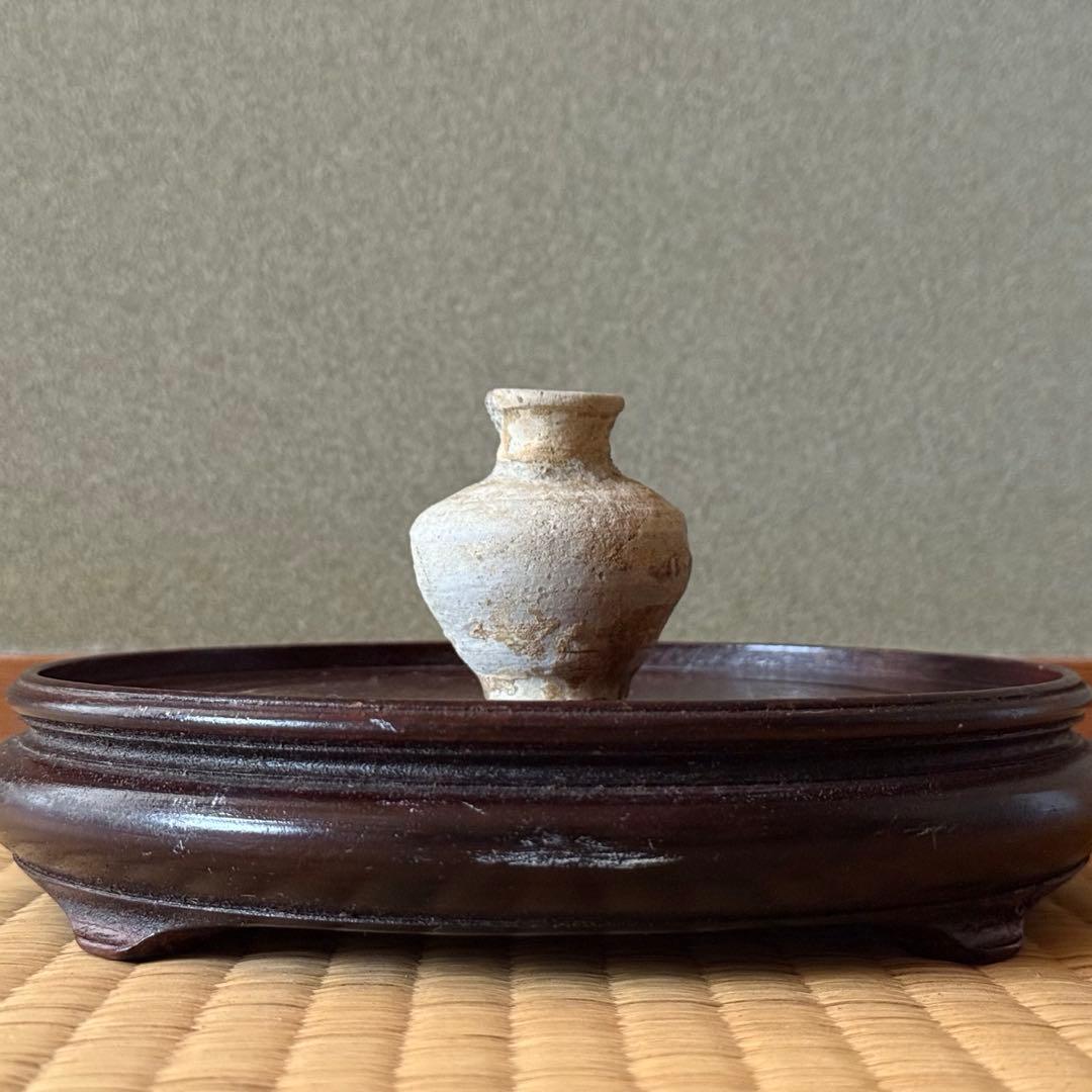 古瀬戸 小壷 分骨壺 鎌倉時代 陶片 発掘品 古美術 民