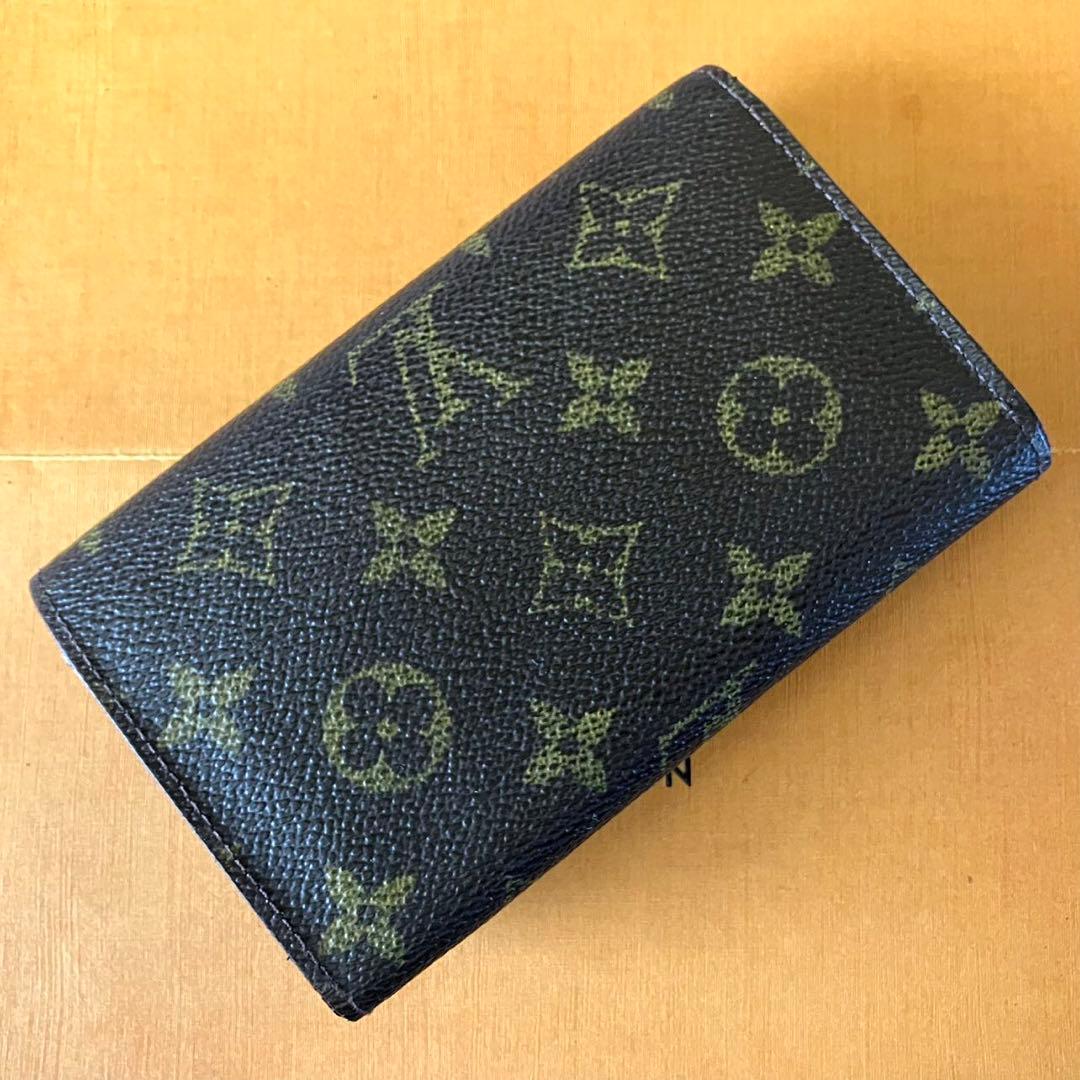 LOUIS VUITTON モノグラム トレゾール L字折り財布 内側リペア品❣️