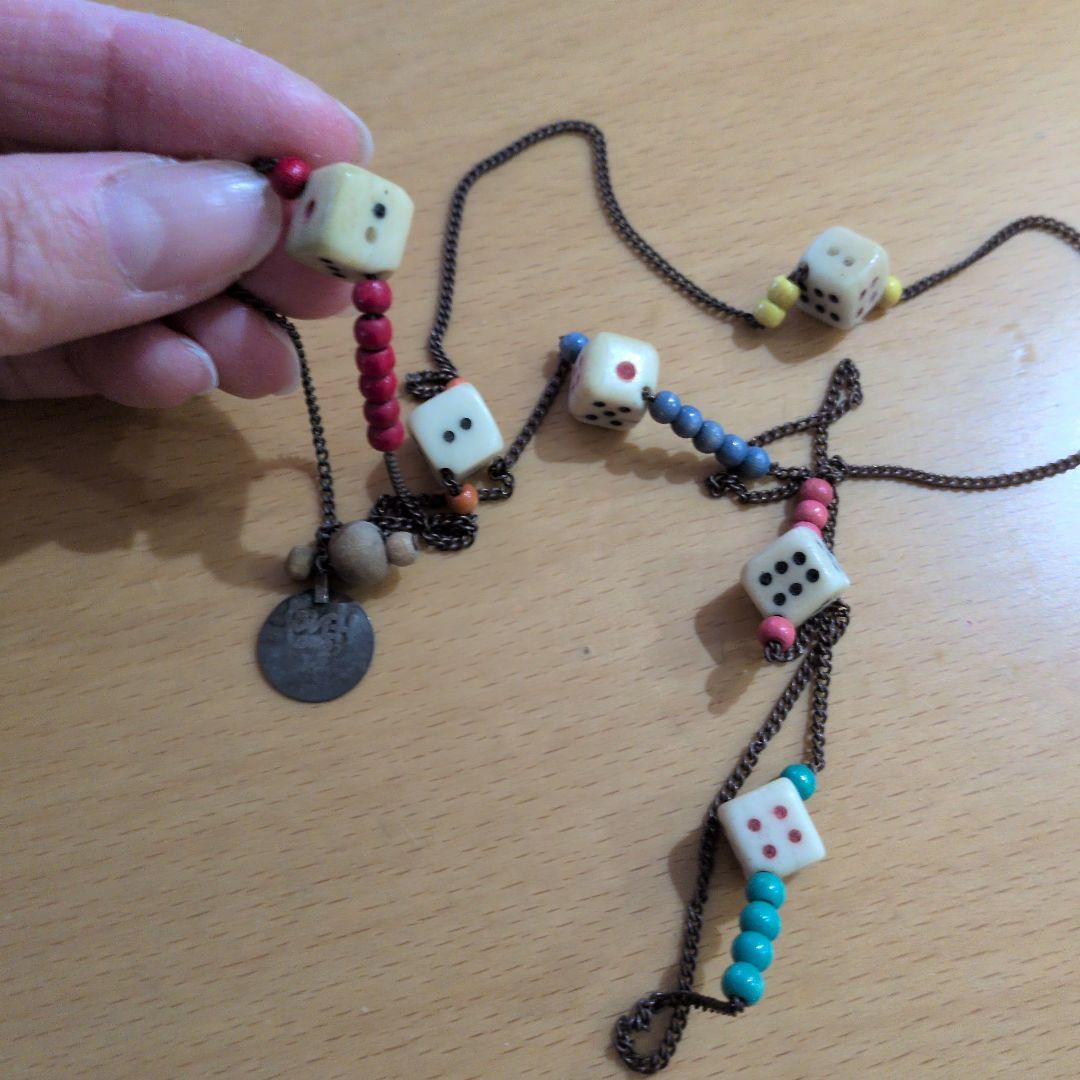 HENRY CUIR アンリークイール ビーズ サイコロ ネックレス - メルカリ