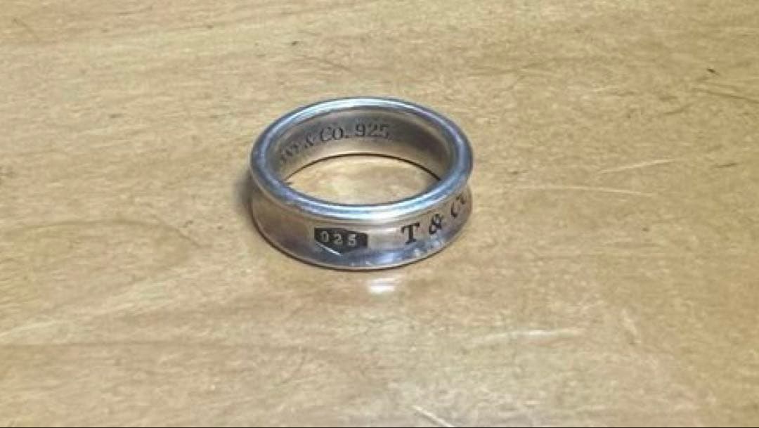 Tiffany & Co. 925 ナローシルバーリング　ティファニー　１６号
