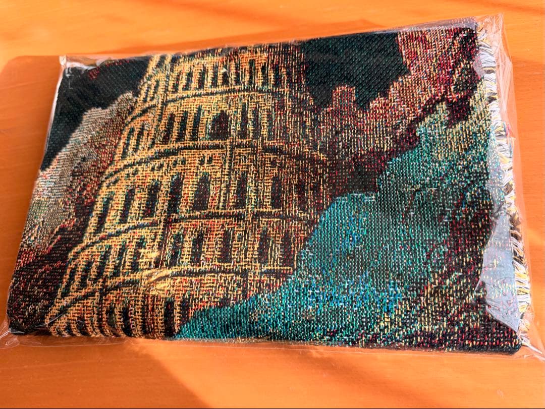 Mrs. GREEN APPLE バベルの塔ゴブラン織りマルチクロス ラグ