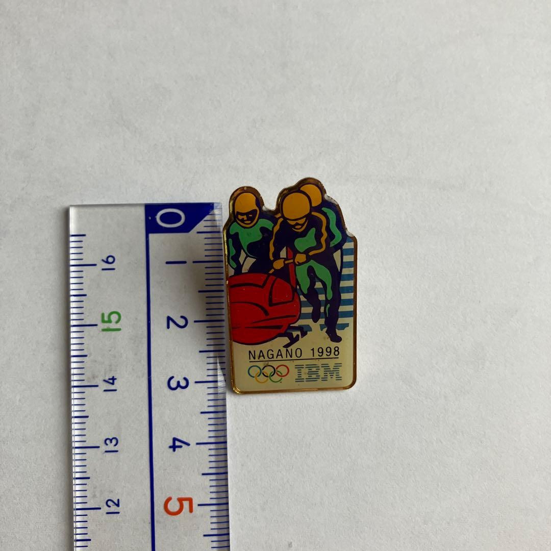 長野オリンピック1998 ボブスレーピンバッジ IBM - メルカリ