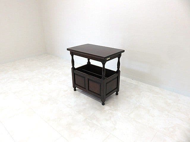 カ*ミ様 北海道民芸家具 樺無垢材サイドテーブル リビングテーブル