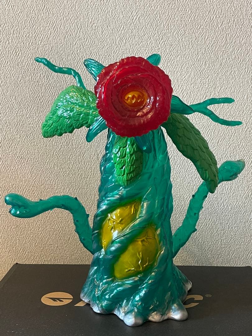 マルサン ビオランテ 花獣 450 クリア グリーン 成形 ソフビ