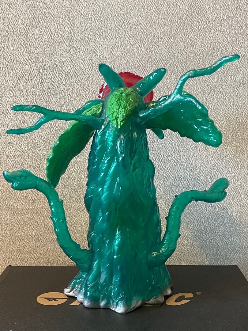 マルサン ビオランテ 花獣 450 クリア グリーン 成形 ソフビ