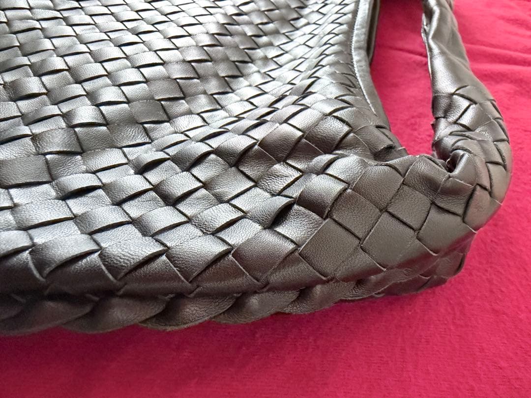 ボッテガヴェネタBottega Veneta☆ホーボーショルダーバック☆ブラック