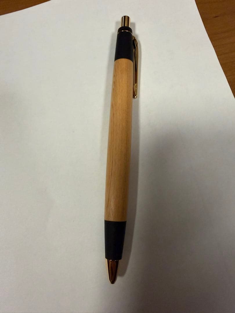 木曽檜のシャープペンシル × 1 金具の色: ゴールド名入れなし