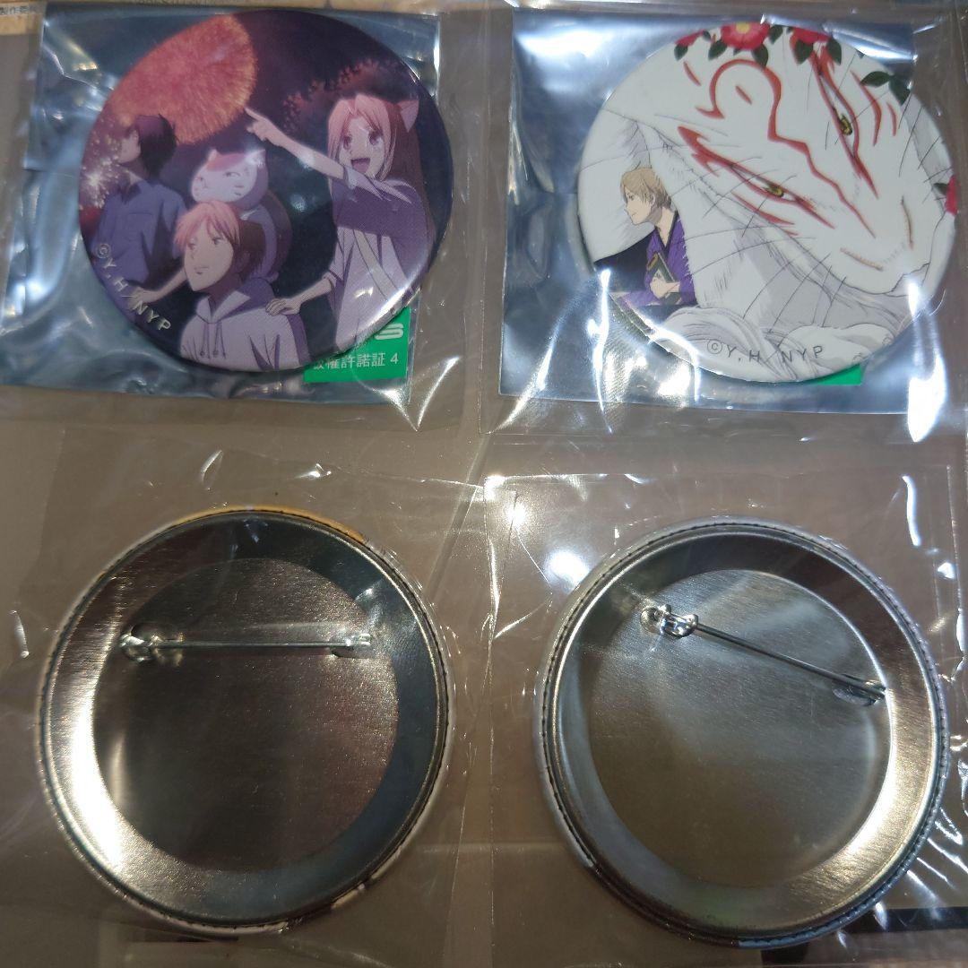 夏目友人帳　缶バッジ　コースター　アクリルチャーム　未使用前売券　パンフレット