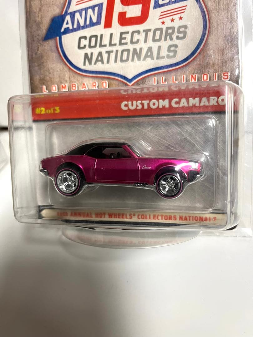 HW コレクターズナショナルズ限定　カスタムカマロ　レア！　ピンク