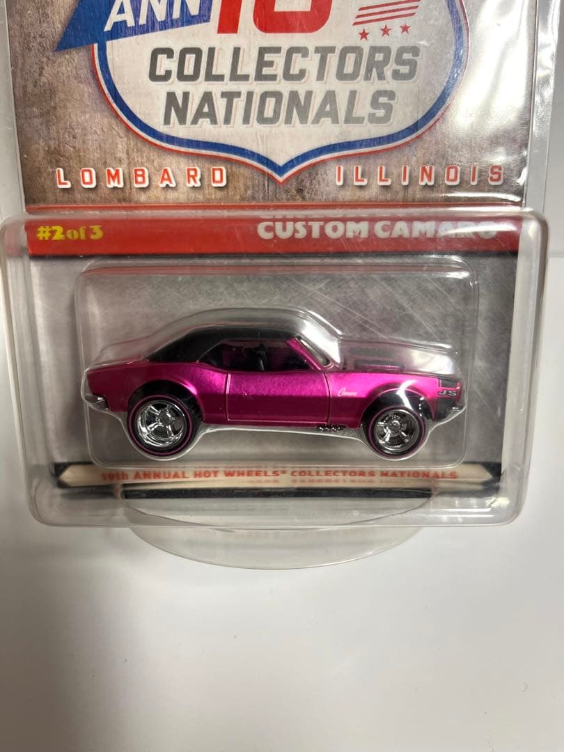 HW コレクターズナショナルズ限定　カスタムカマロ　レア！　ピンク