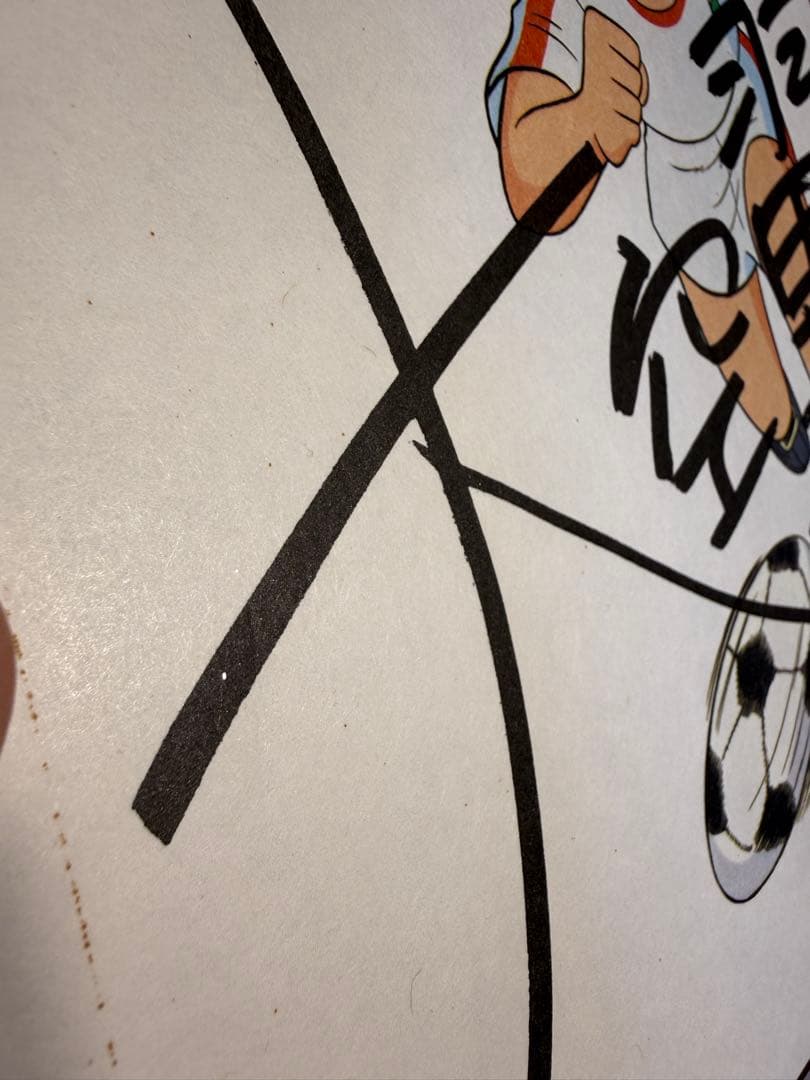 キャプテン翼 高橋陽一 直筆サイン色紙 黄金コンビ 希少 当時物