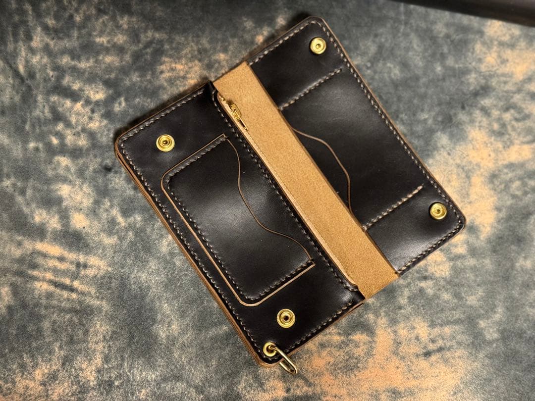 MARYAM社HORSE BUTT(茶芯)血筋多め個体!トラッカーウォレット