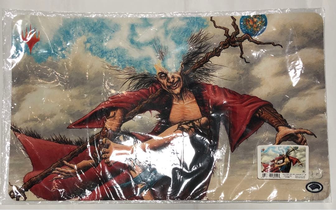mtg プレイマット 結界師ズアー 未開封 Zur the Enchanter