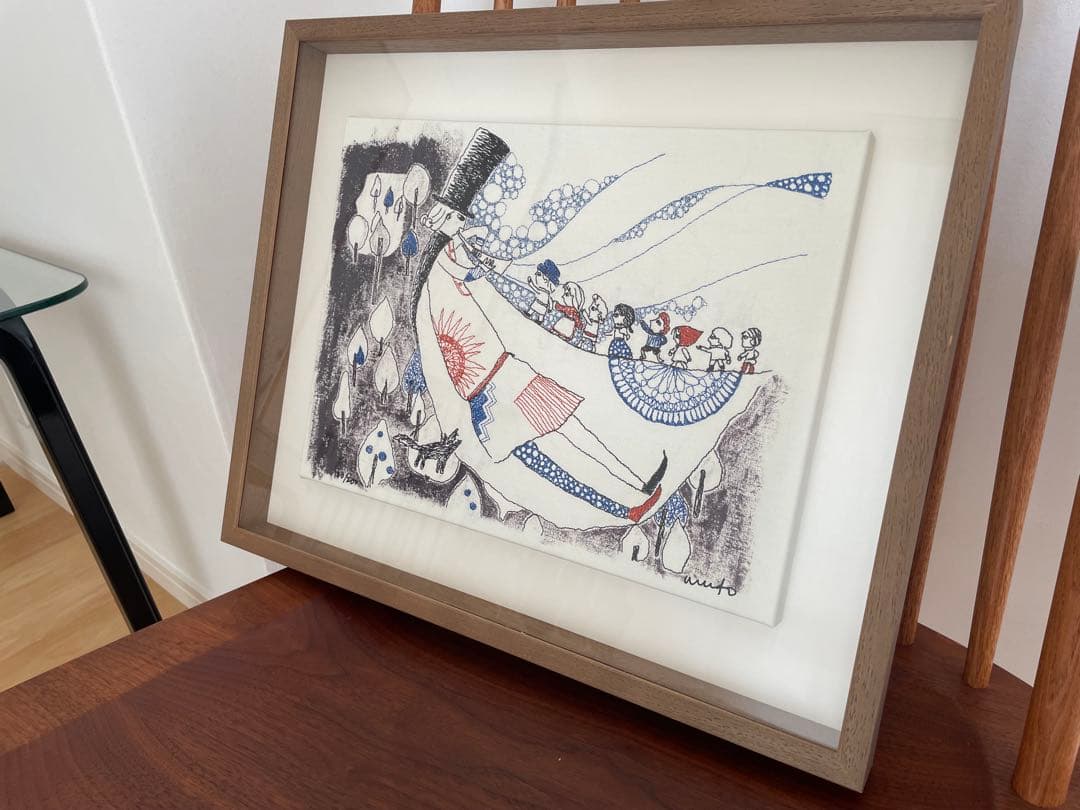 ミカオ MICAO 「ハーメルンの笛吹き」版画 絵画