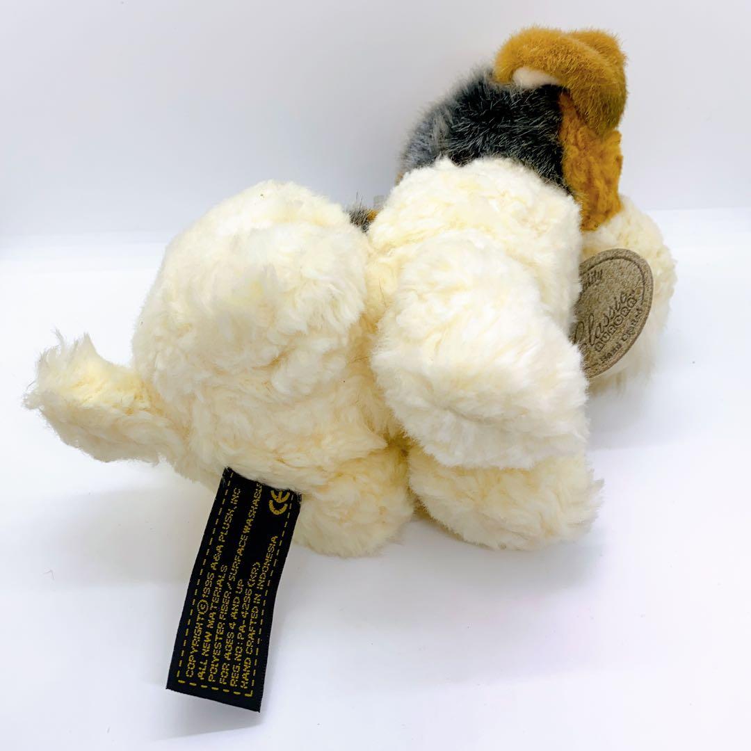 新品*オーロラ社 クラシック フォックステリア ぬいぐるみ 犬 WFT タグ付
