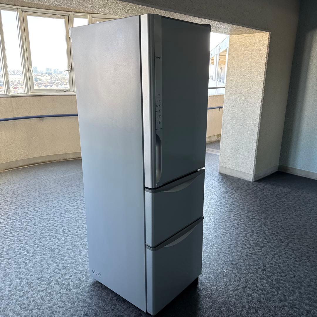 シルバー冷蔵庫 エコモード付き日立