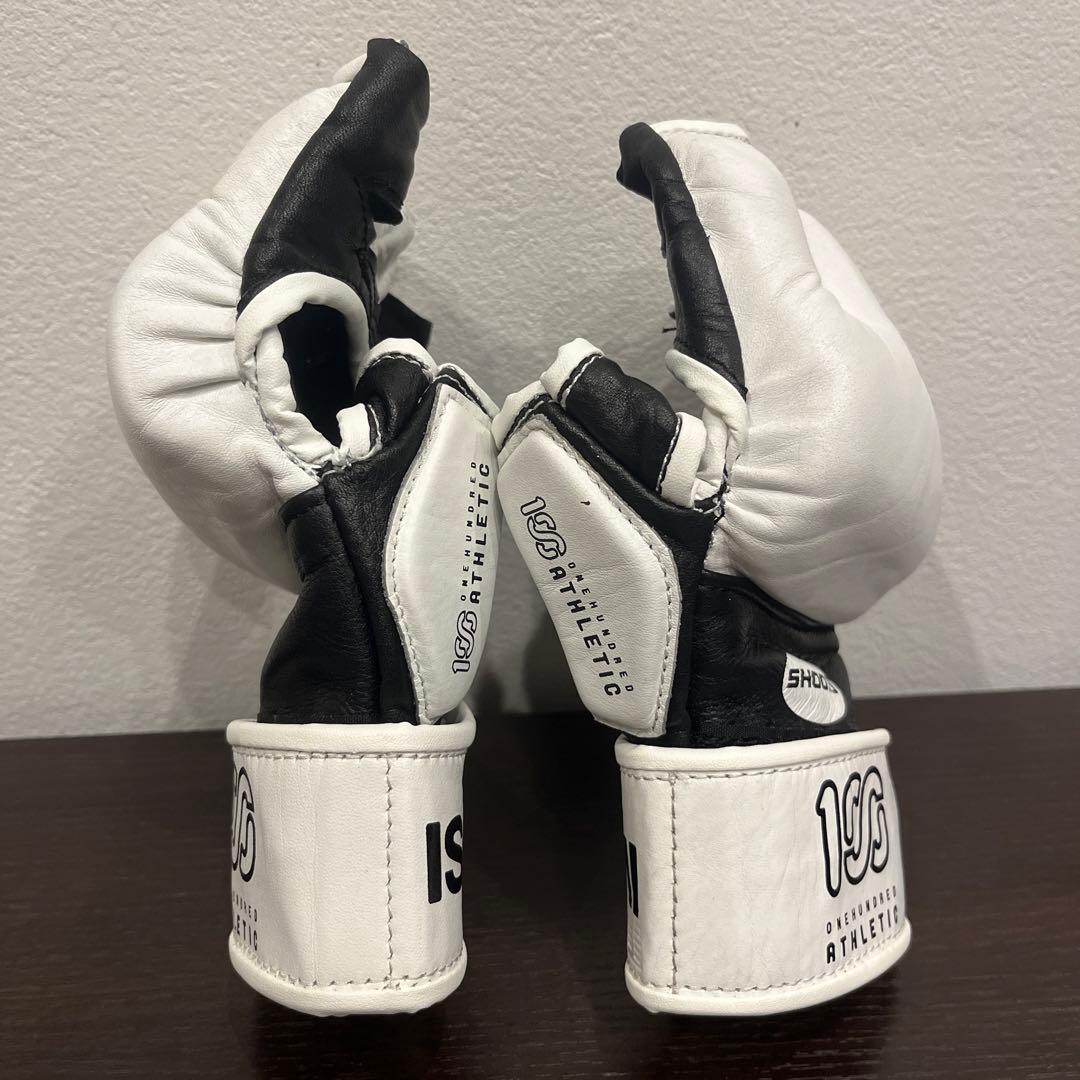 ISAMI×100athletic 修斗 グローブ オープンフィンガー M - メルカリ