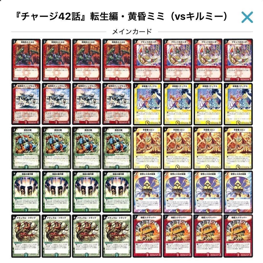 デュエルマスターズ クラシックデッキ【旧枠統一】No.397 転生編黄昏