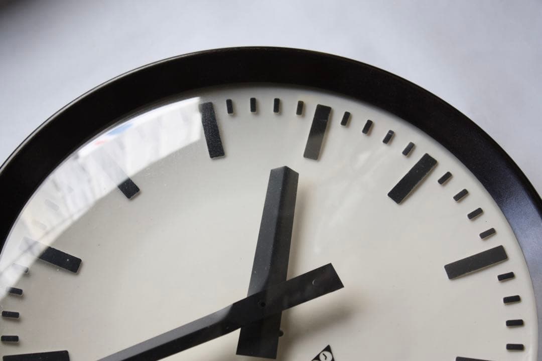 希少！early60’s！厚さ8.5cm パラゴトロン 壁時計 インダストリアル