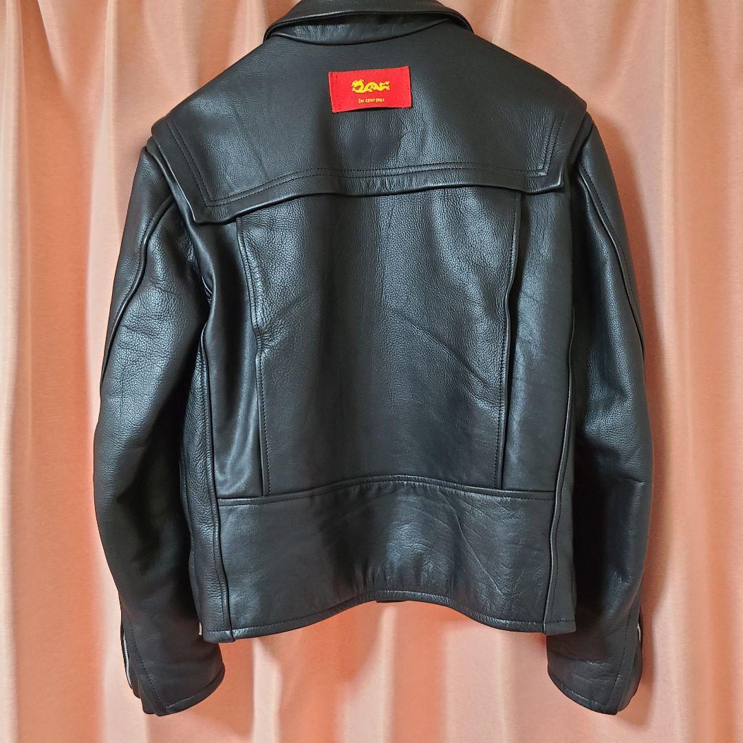 VANSON バンソン モデルBタイプ 立ち襟 シングルライダース レザー