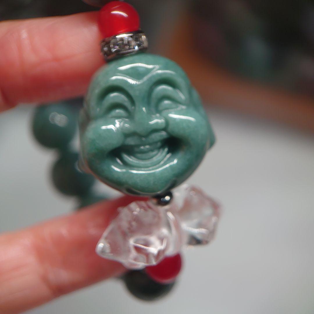 【mico様オーダー】モスアゲートブレス&レッドルチルブレス