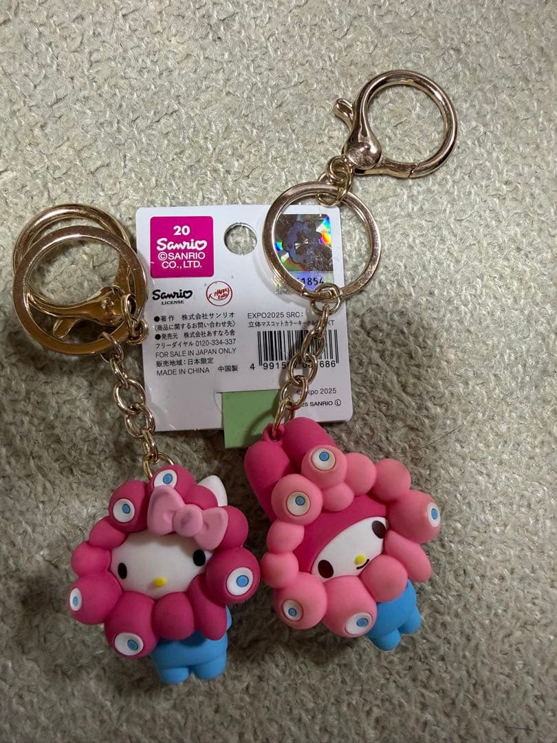 2個セット】大阪万博 ミャクミャク サンリオ キティ マイメロ 使用済み