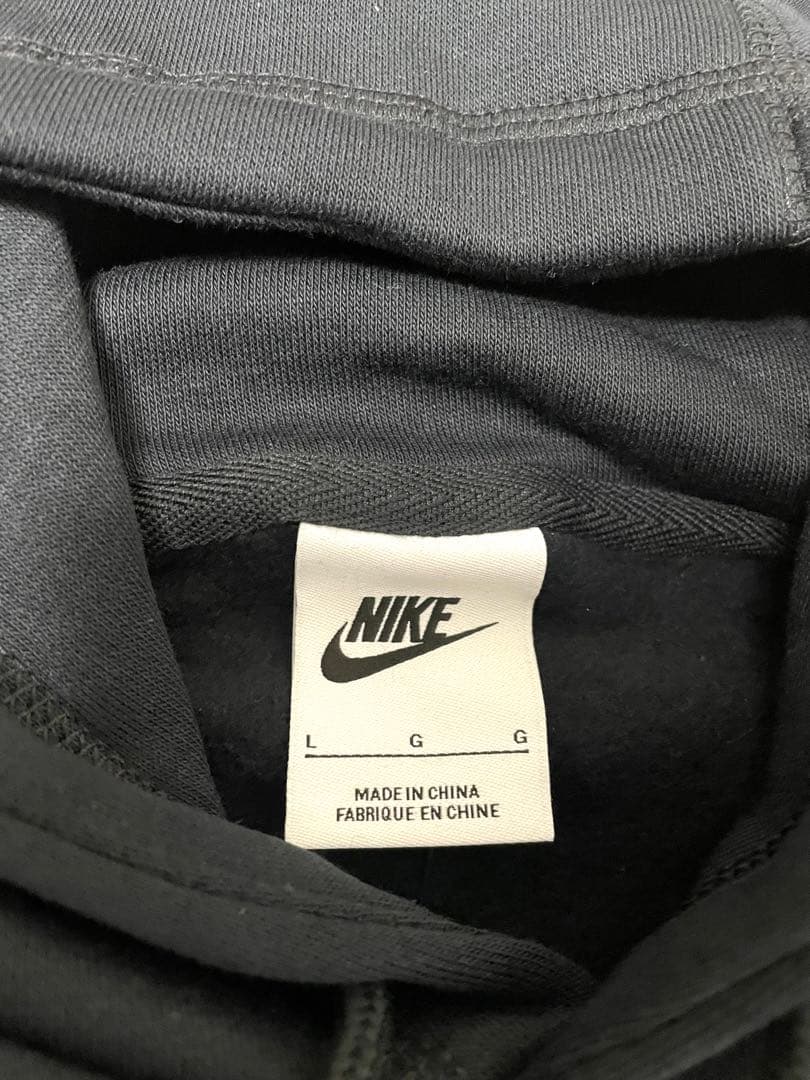 【新品未使用】NIKE上下セットアップ ロゴ ボア ブラック/Lサイズ