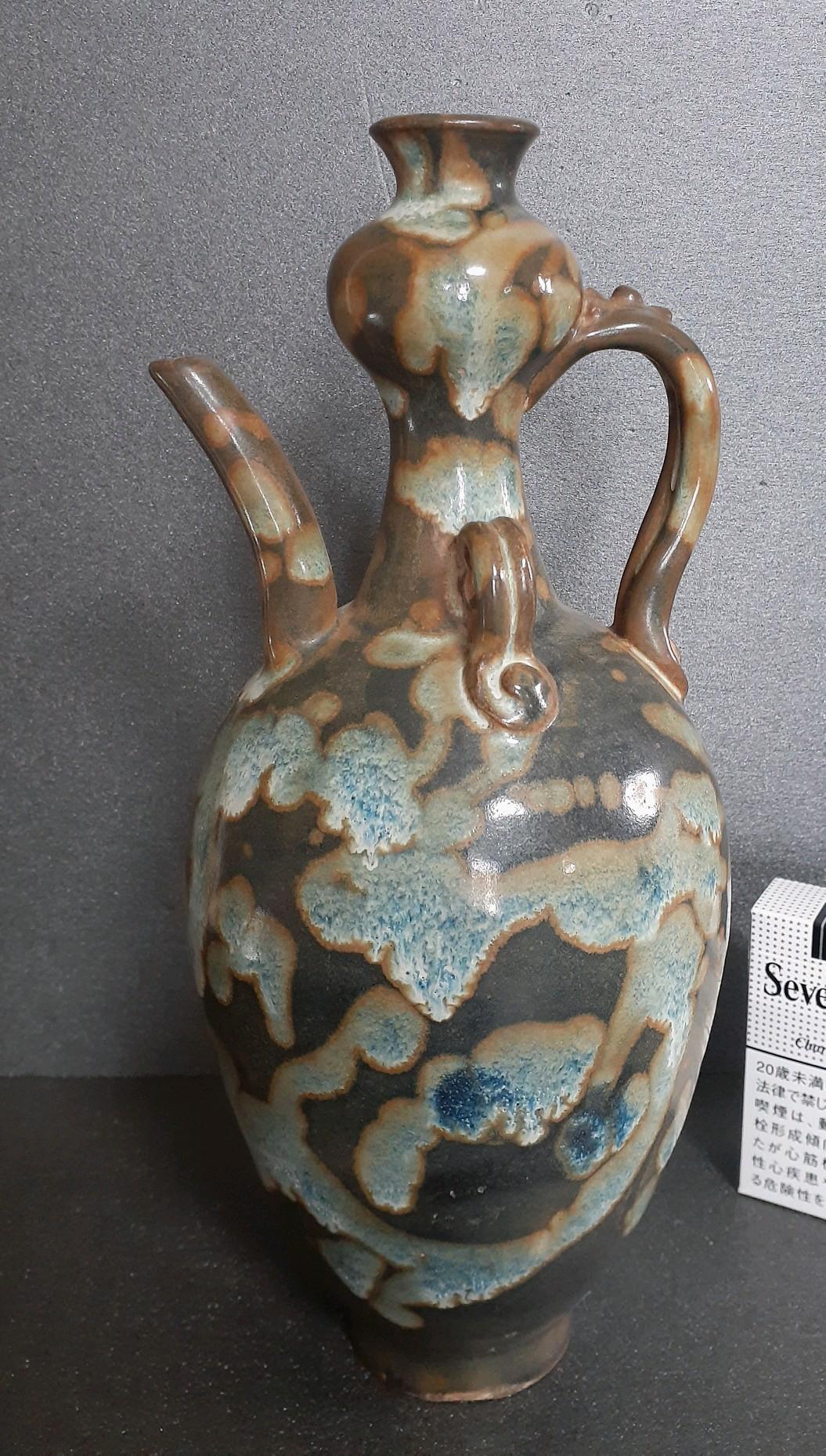 アンティークヴィクトリアンレースファン 琥珀/鼈甲飴色扇