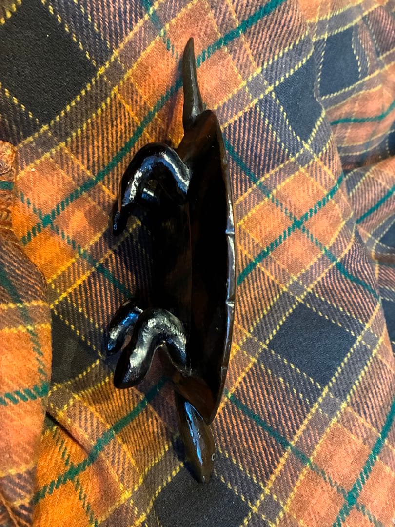 漆器 明治時代 亀 3匹 木製 縁起物 長寿 置物