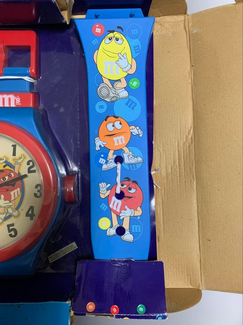 124エムアンドエムズ クロック 時計 アメトイ ディスプレイ サイン M&M