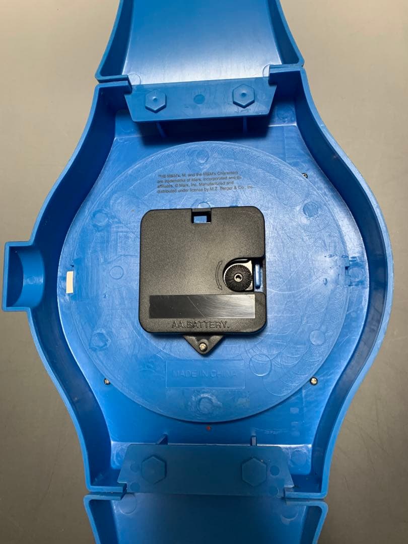 エムアンドエムズクロック時計アメトイディスプレイサインM&Ms