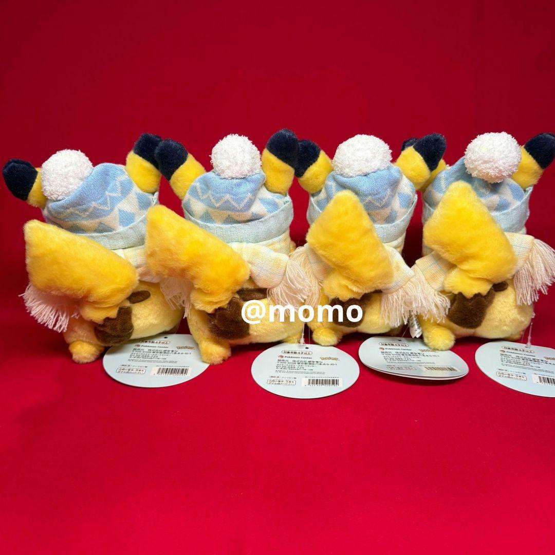 ぬいぐるみ ピカチュウとゆきあそび 4点セット